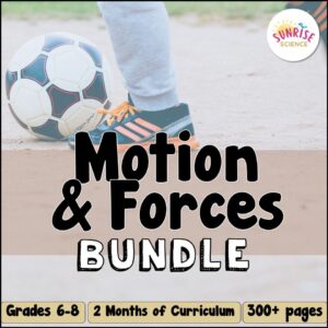 Motion and Forces Bundle for Middle School by Sunrise Science