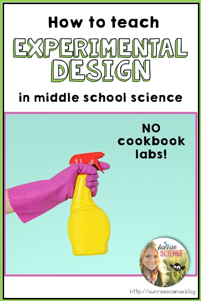 hand spraying windex how to teach experimental design in middle school science no cookbook labs