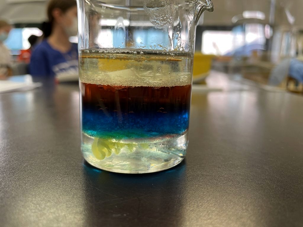 density column Earth's layers
