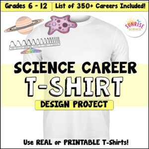 Science Career Research T Shirt Design Project