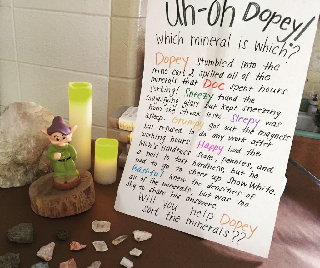 Dopey Spilled the Minerals Mineral Testing Lab