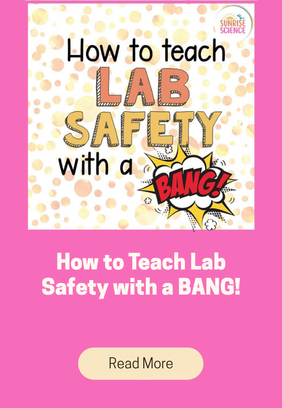 How to Teach Lab Safety With a BANG! in Middle School Science
