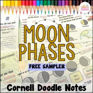 Moon Phases Cornell Doodle Notes Free Download
